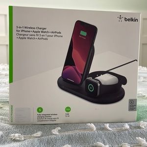 Belkin 3-in-1 Wireless Charger for iPhones, Apple Watch & AirPods